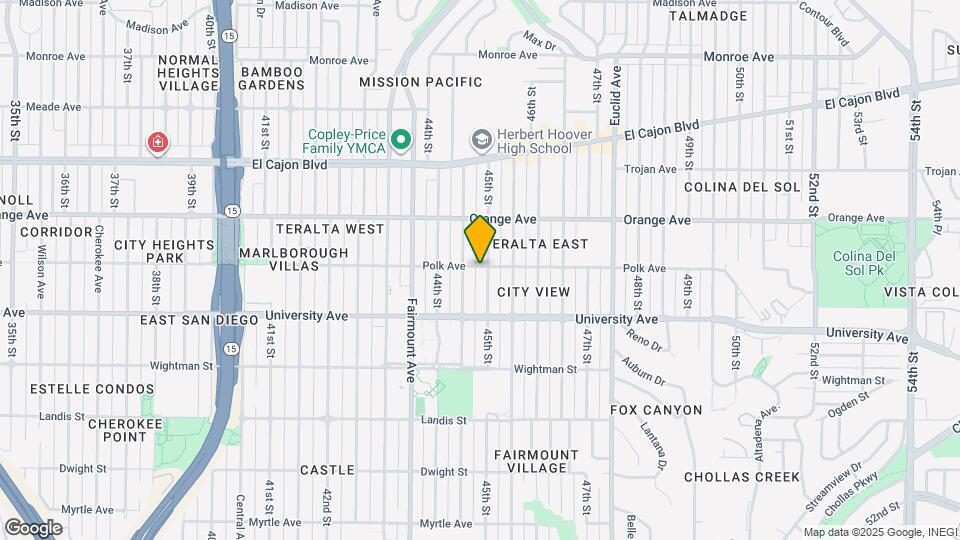 4477 Polk Ave Map and Location Details