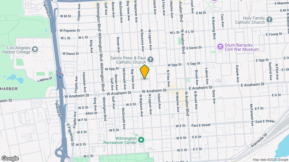 846 N Neptune Ave Map and Location Details