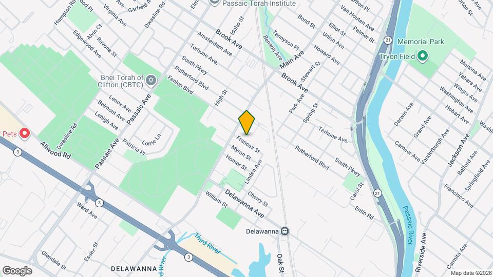 46 Frances St Map and Location Details