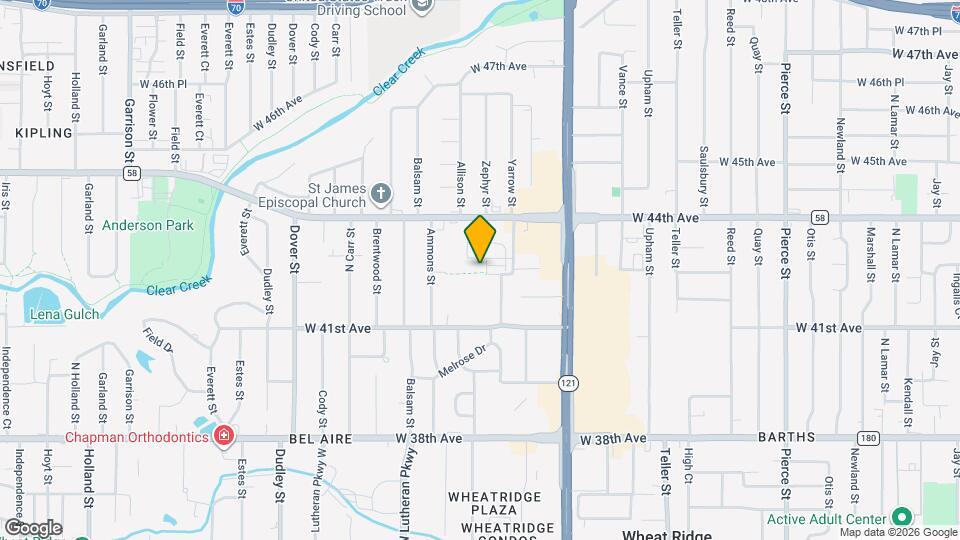 7853 W 42nd Ave Map and Location Details