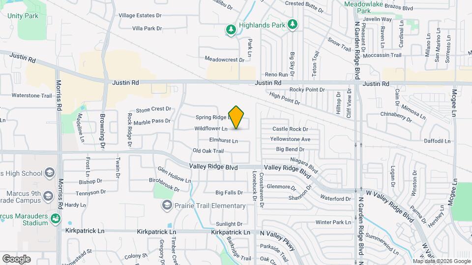 1301 Wildflower Ln Map and Location Details
