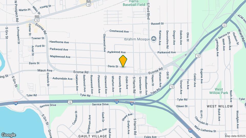 1326 Davis St Map and Location Details