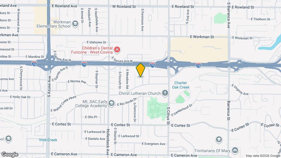 201 S Mockingbird Ln Map and Location Details