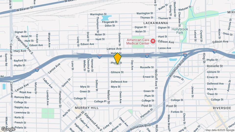 3313 Rosselle St Map and Location Details