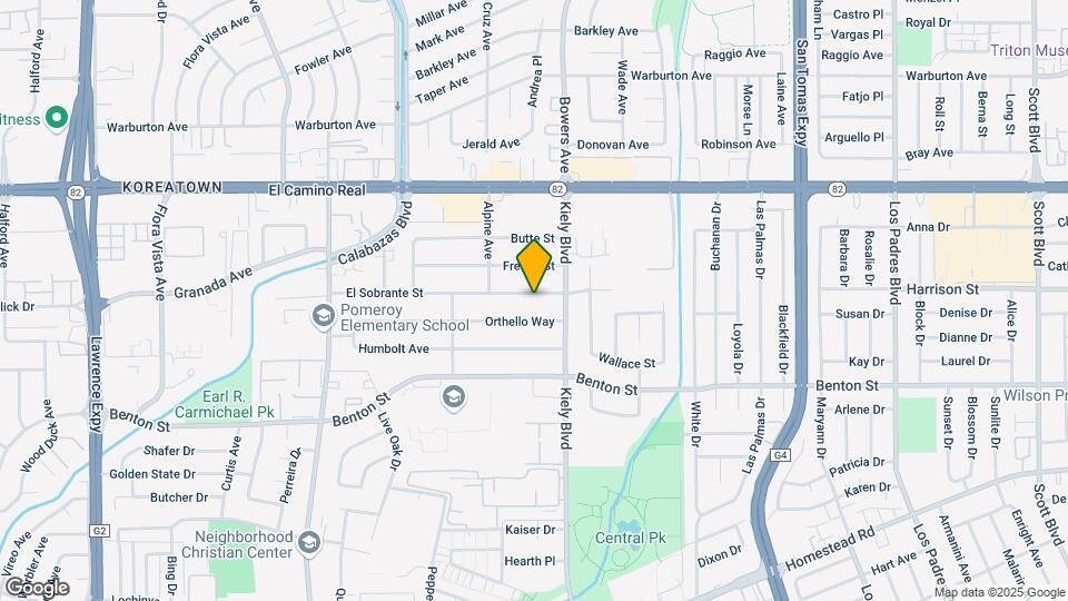 2888 El Sobrante St Map and Location Details