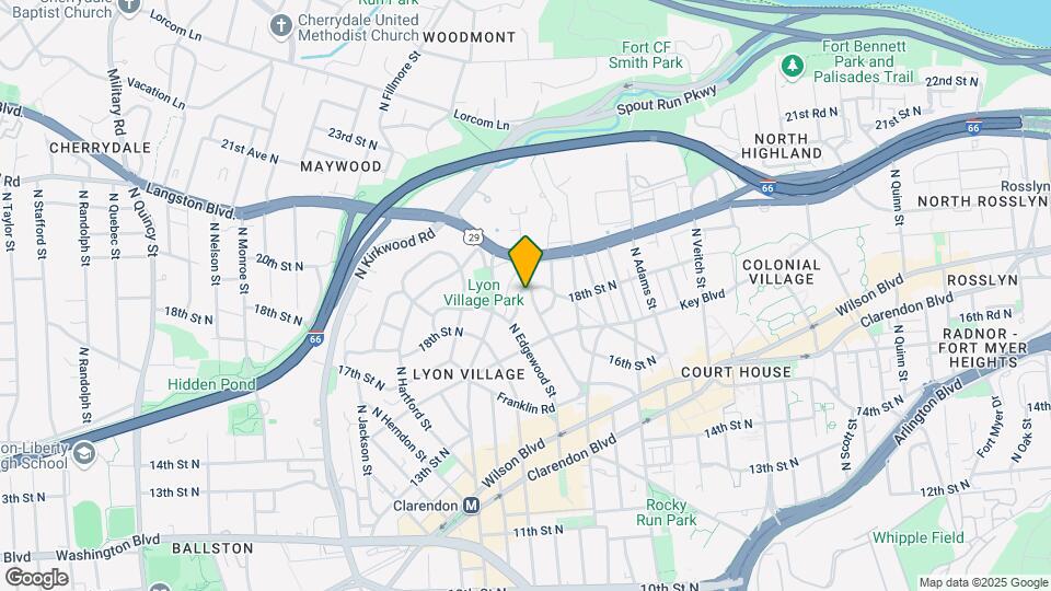 1730 N Danville St Map and Location Details