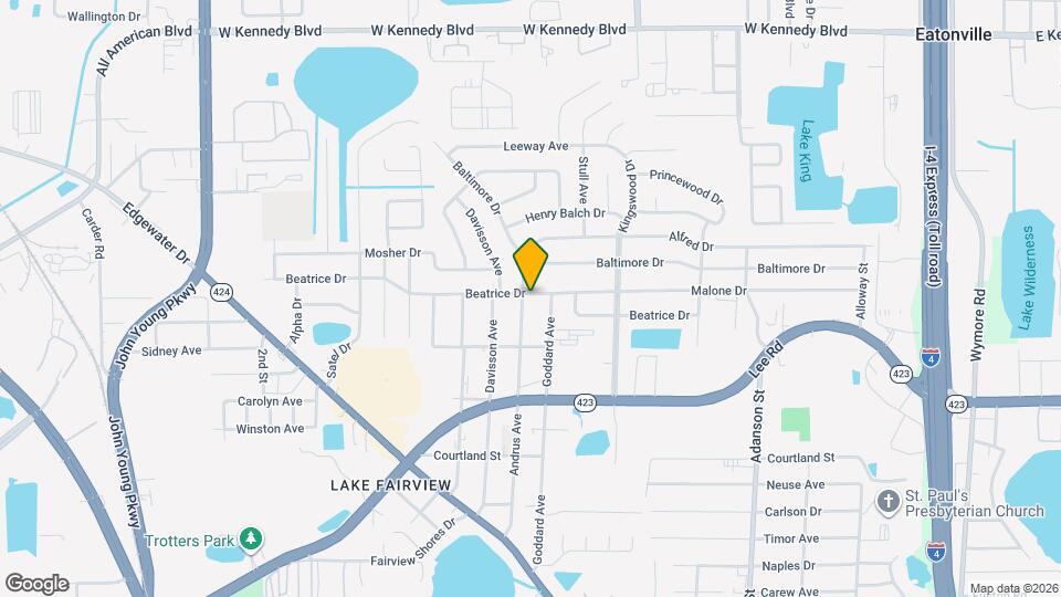 1416 Beatrice Dr Map and Location Details