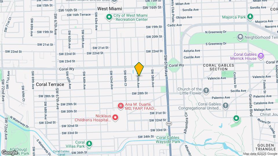 2575 SW 59th Ave Map and Location Details