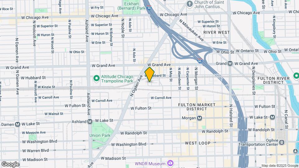 407 N Elizabeth St Map and Location Details