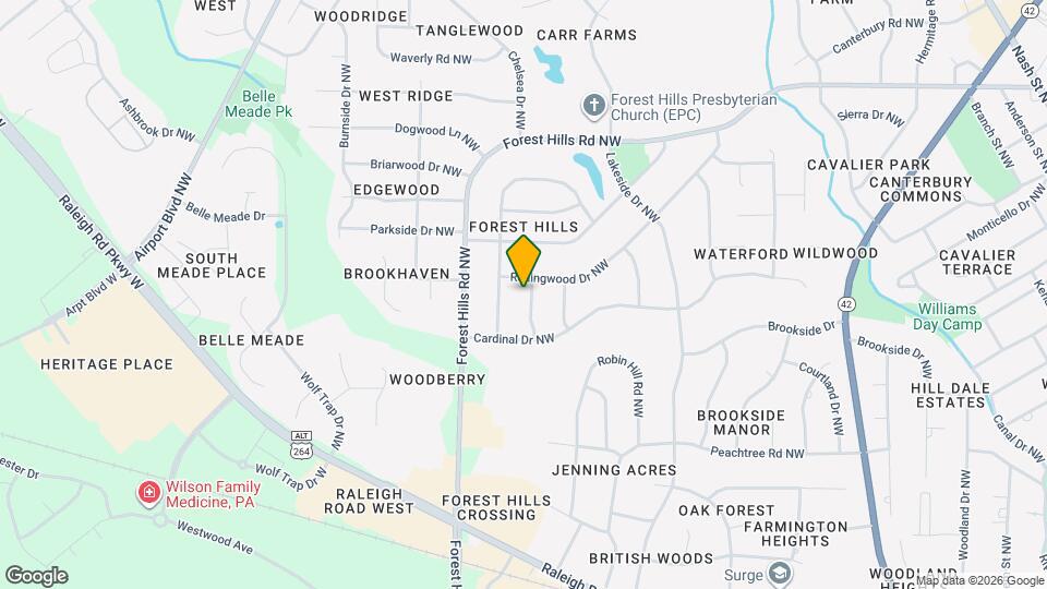 1409 Chesnee Dr Map and Location Details