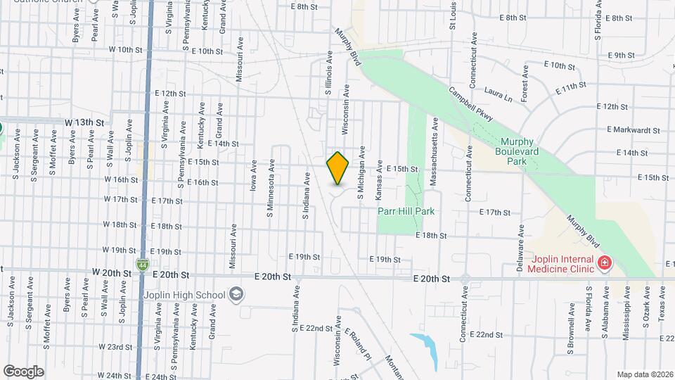 1502 Michigan Place Map and Location Details