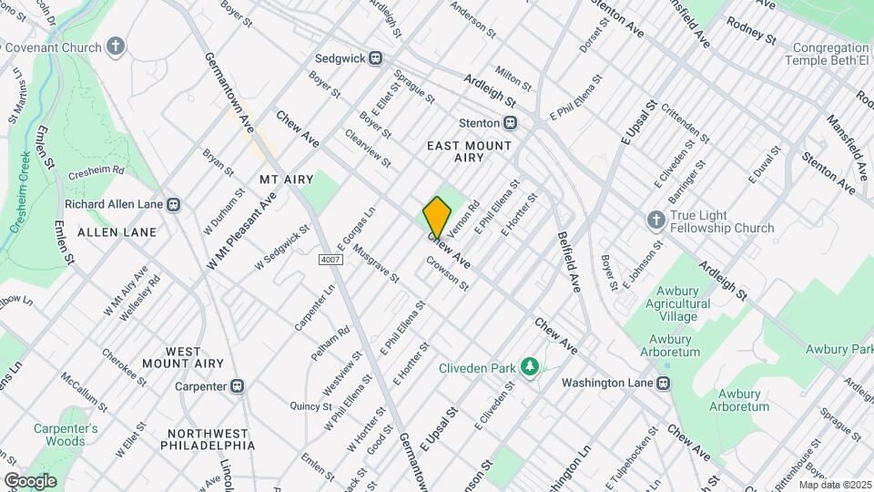 6728 Chew Ave Map and Location Details