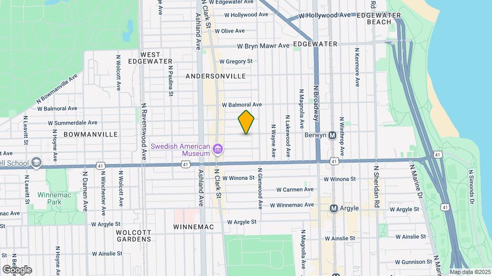 1427 W Berwyn Ave, Unit 2 Map and Location Details