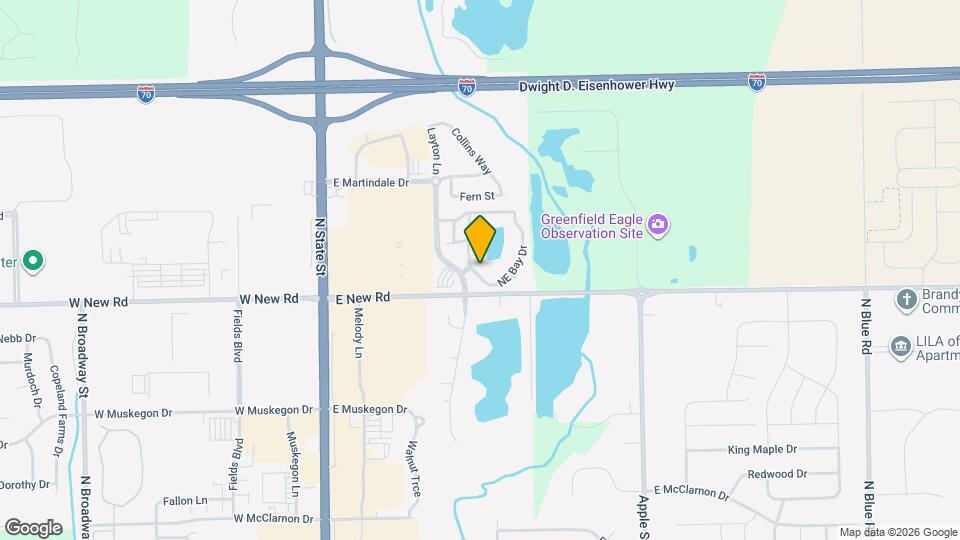 Greenfield Crossing Apartments Map and Location Details