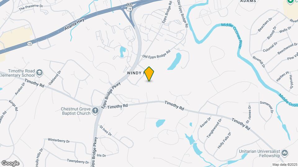 186 Windy Hill Ct Map and Location Details