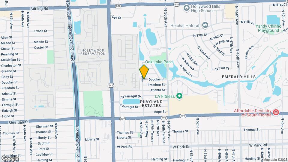 5740 Douglas St Map and Location Details