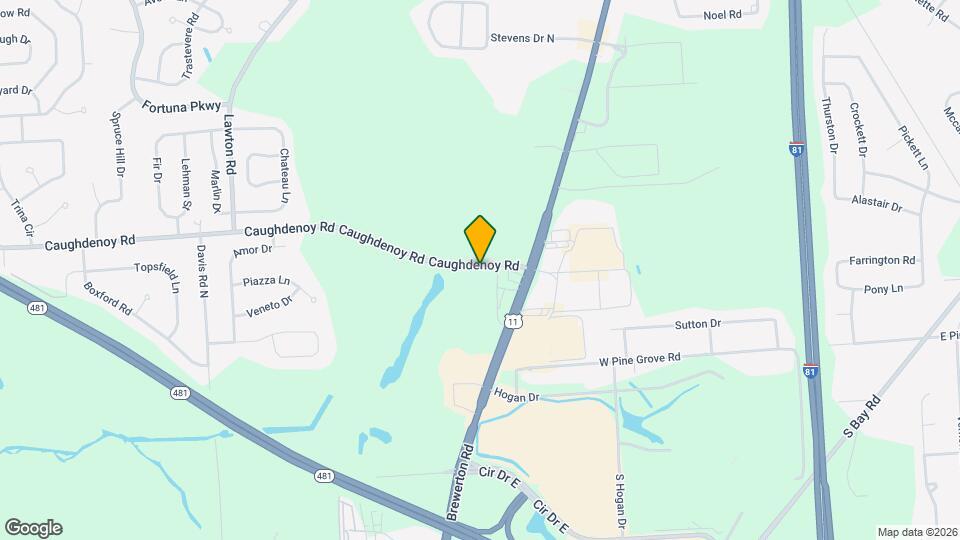 5696 Caughdenoy Rd Map and Location Details