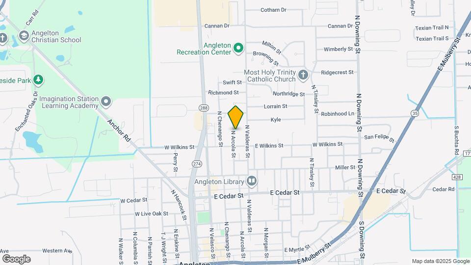 1026 N Arcola St Map and Location Details