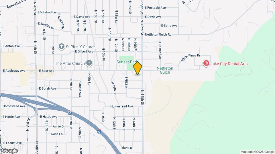 1421 E Randle Ave Map and Location Details
