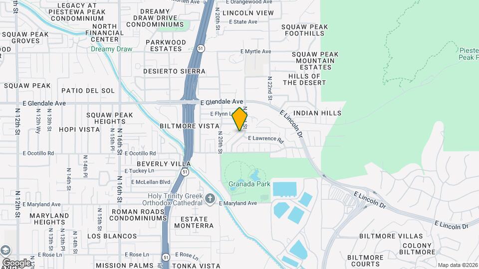6738 N 21st St Map and Location Details