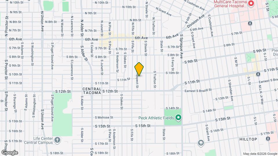 1011 S Prospect St Map and Location Details