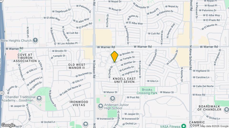 1756 N Cholla St Map and Location Details