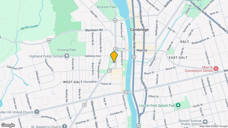 30 George St S Map and Location Details