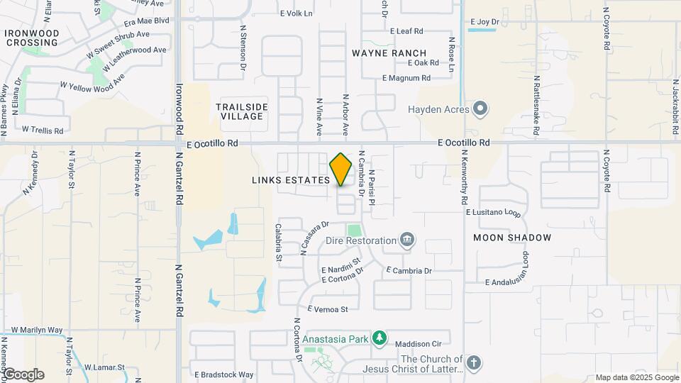 1110 E Coppola St Map and Location Details