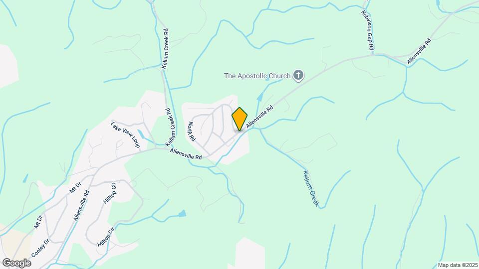 1007 Allensville Rd Map and Location Details