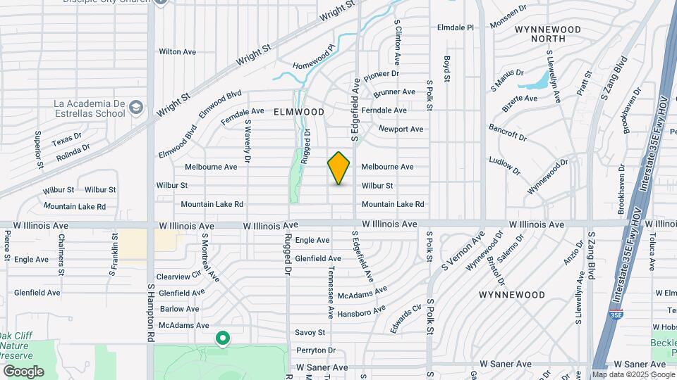 1504 Wilbur St Map and Location Details