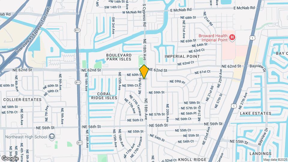 5921 NE 18th Ave, Unit 3 Mapa y Detalles de la Ubicación