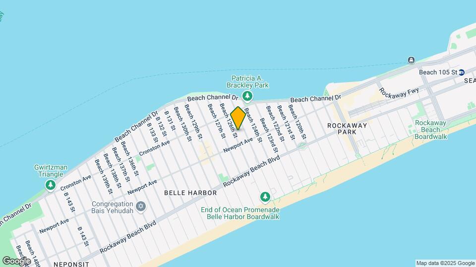 422 Beach 126th St Map and Location Details