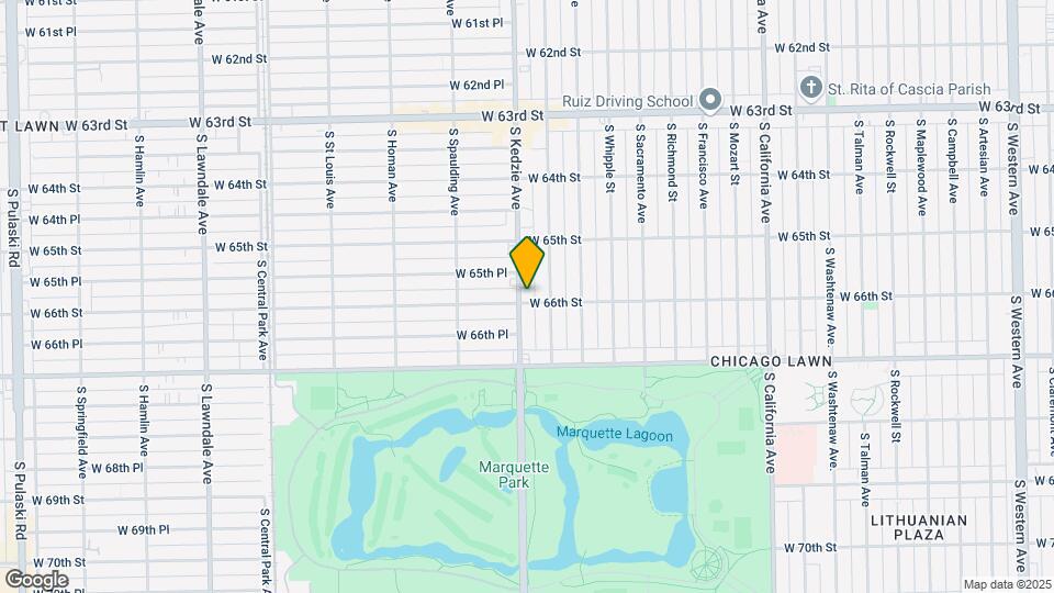 6557-6559 S Kedzie Ave Mapa y Detalles de la Ubicación