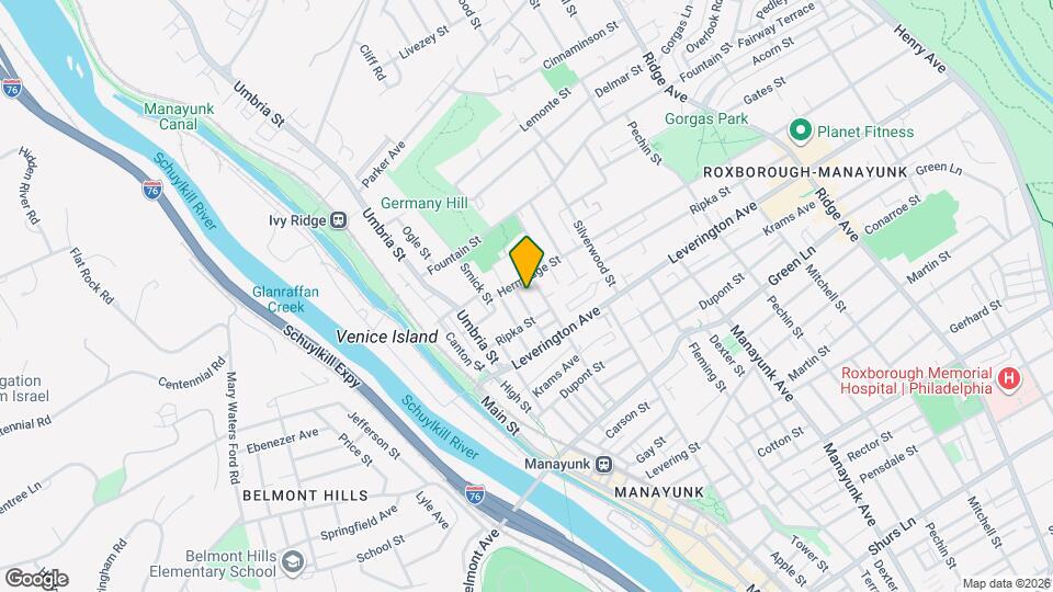 4643 Mansion St Map and Location Details