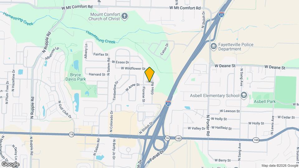 2932 W Obsidian St Map and Location Details