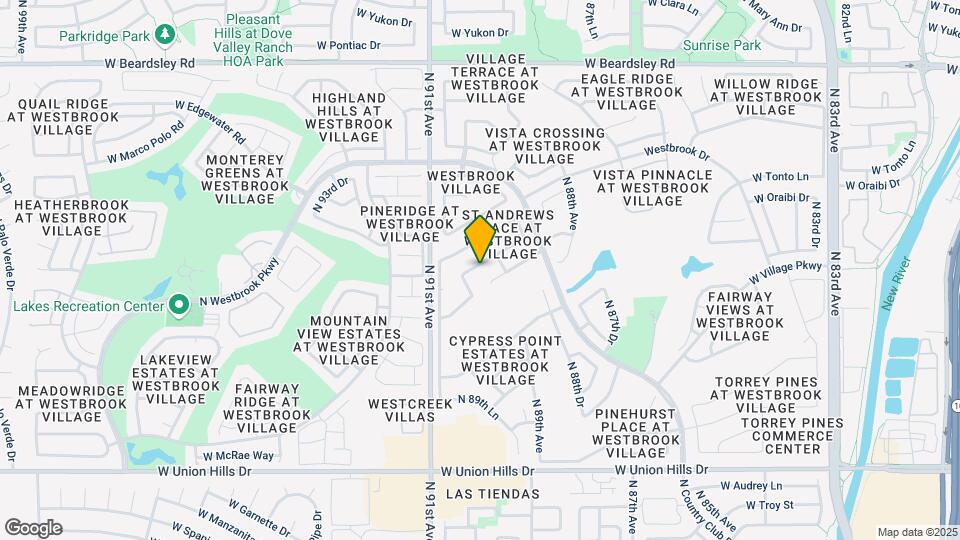 9013 W Kerry Ln Mapa y Detalles de la Ubicación