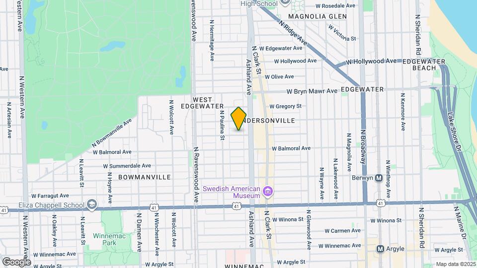1626 W Rascher Ave Map and Location Details