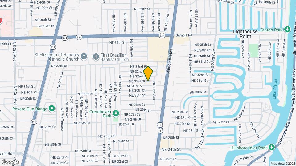 1648 NE 31st Ct Map and Location Details