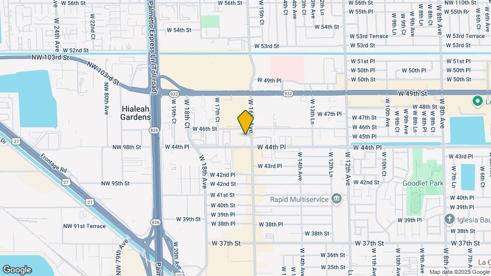 4400 W 16th Ave Map and Location Details
