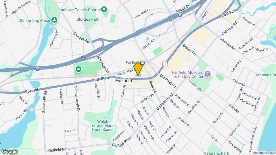 1560 Post Rd, Unit #1 Map and Location Details