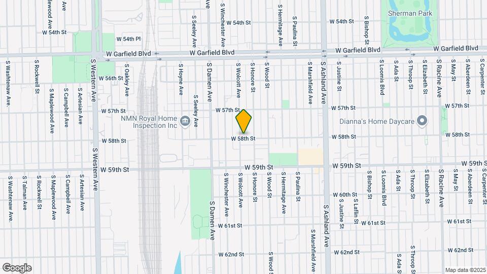 5759 S Wolcott Ave Map and Location Details