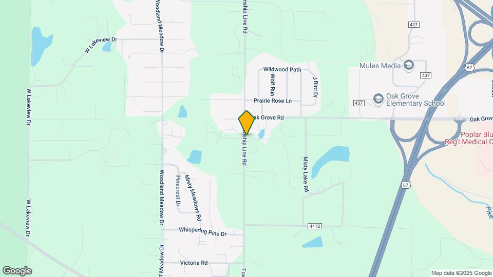 305 Deerfield Dr Map and Location Details