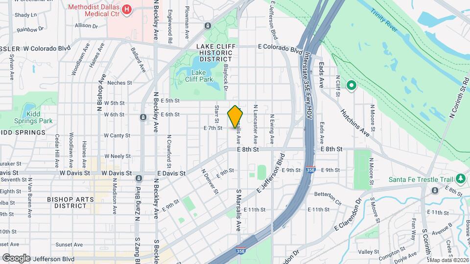 335 N Marsalis Ave Map and Location Details