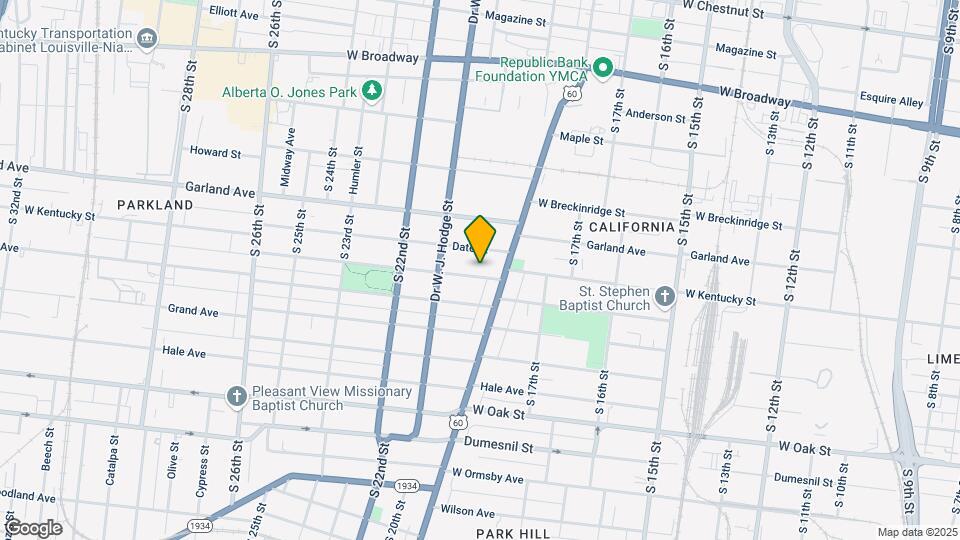 1819 W Kentucky St Map and Location Details