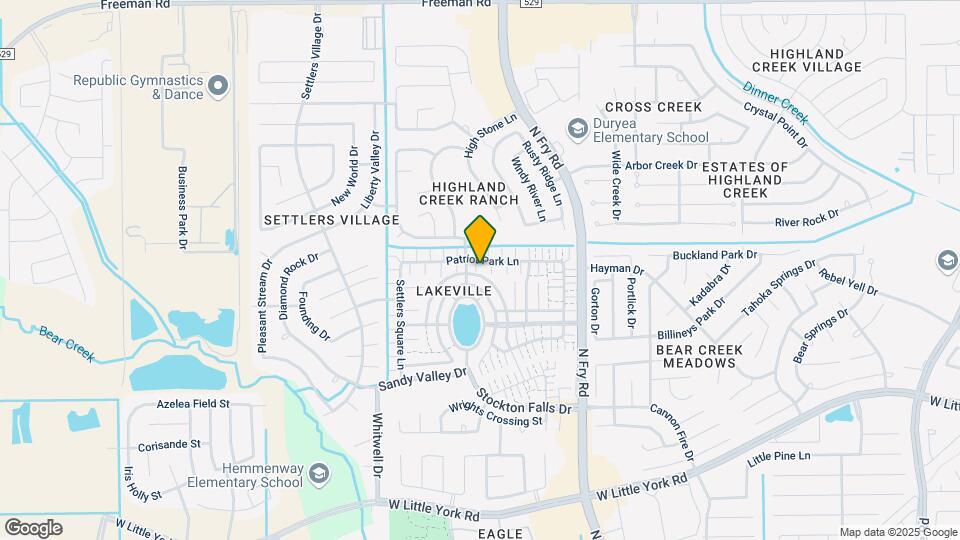 20723 Patriot Park Ln Map and Location Details