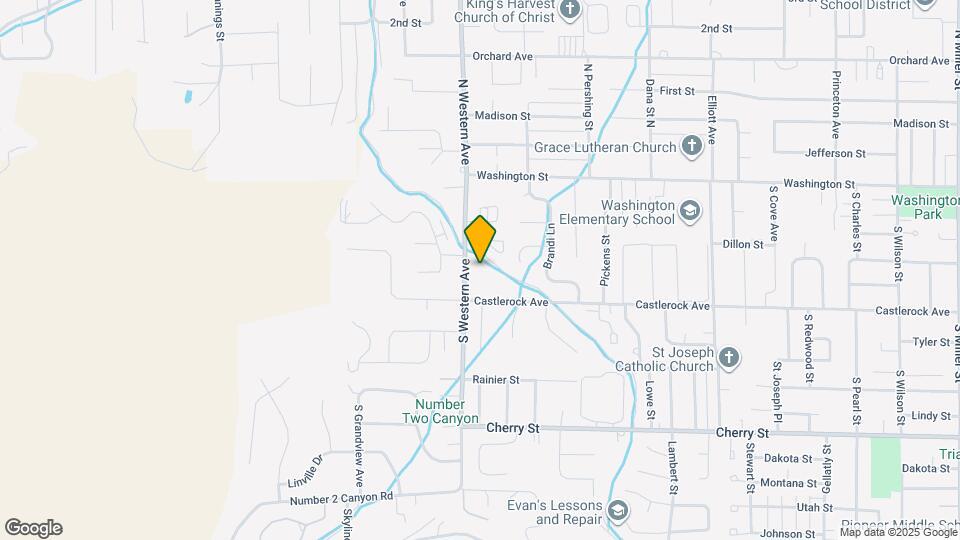 1726 Castlerock Ave Map and Location Details