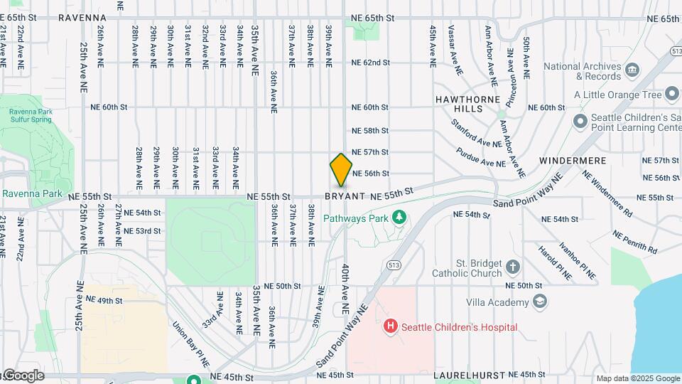 5505 40th Ave NE Map and Location Details