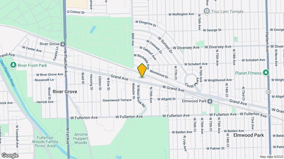 7932 W Grand Ave, Unit 3E Map and Location Details