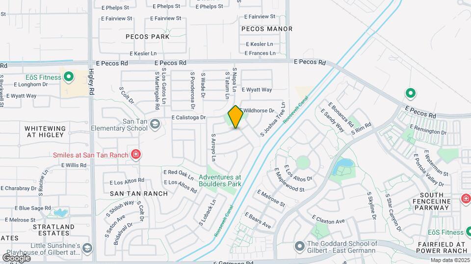 3783 E Woodside Way Mapa y Detalles de la Ubicación