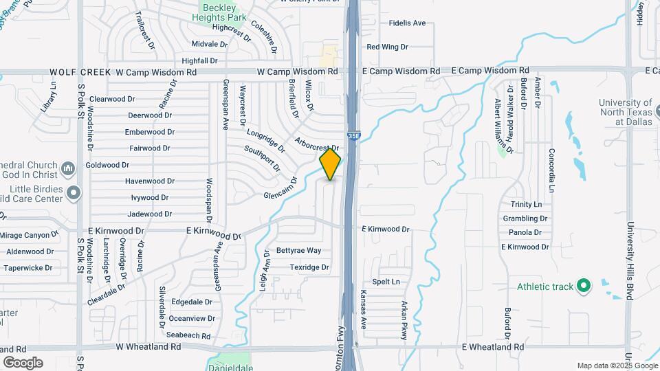 7617 Texridge Dr Map and Location Details